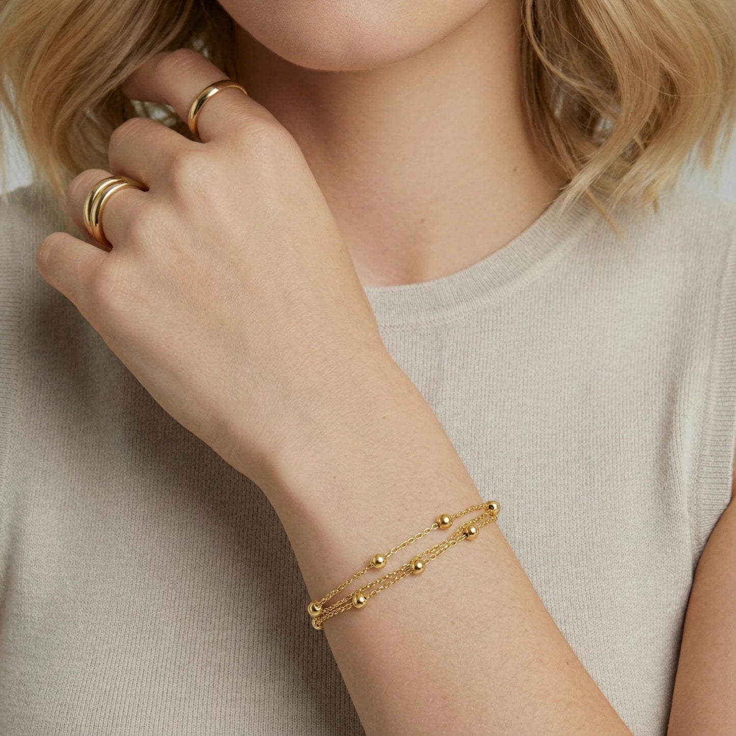 Golden Orbit Bracelet - Starzzyco