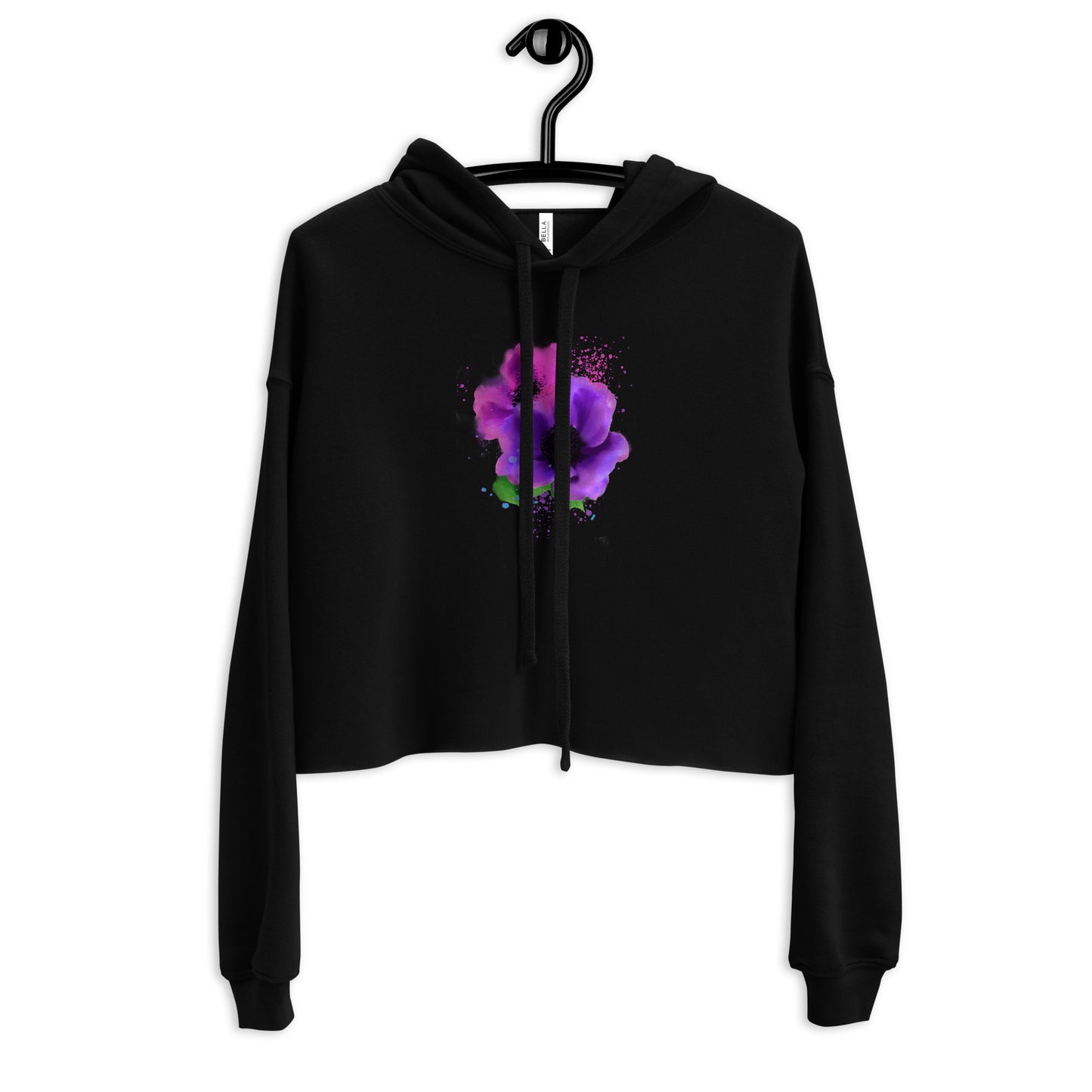 Paint a Flower For me Crop Hoodie - Starzzyco