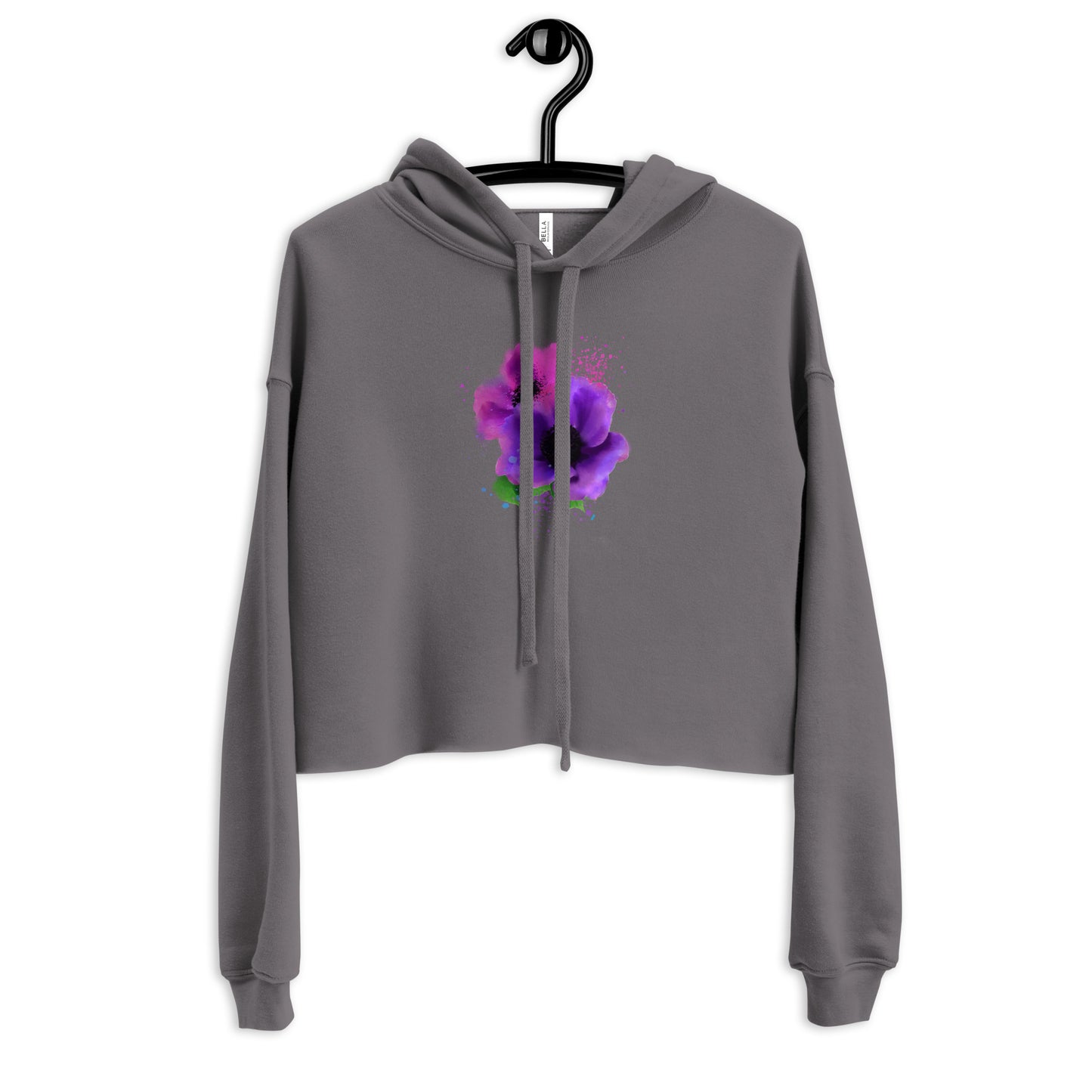 Paint a Flower For me Crop Hoodie - Starzzyco