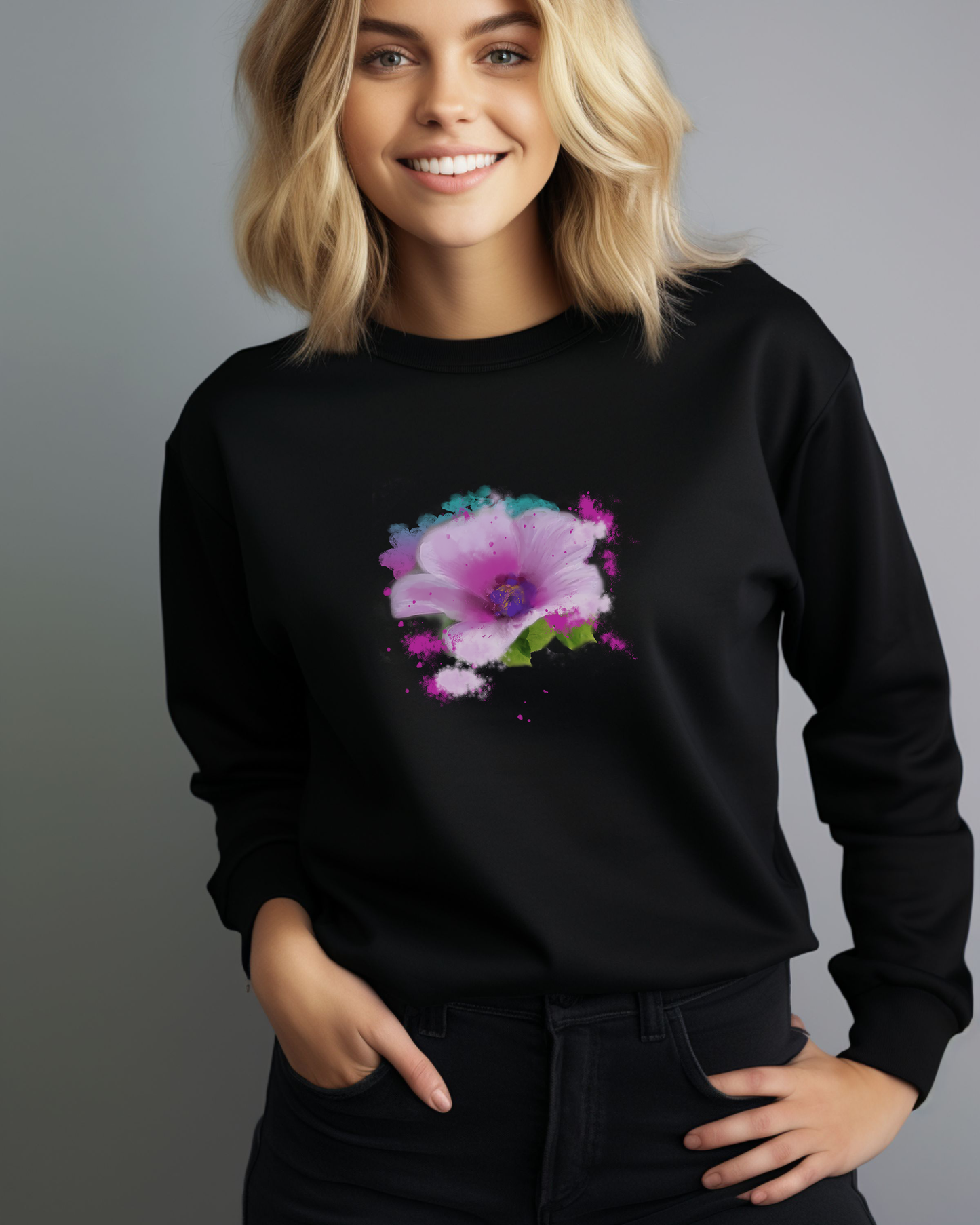 Light Pink Bloom | Unisex Sweatshirt Other colors available - Starzzyco