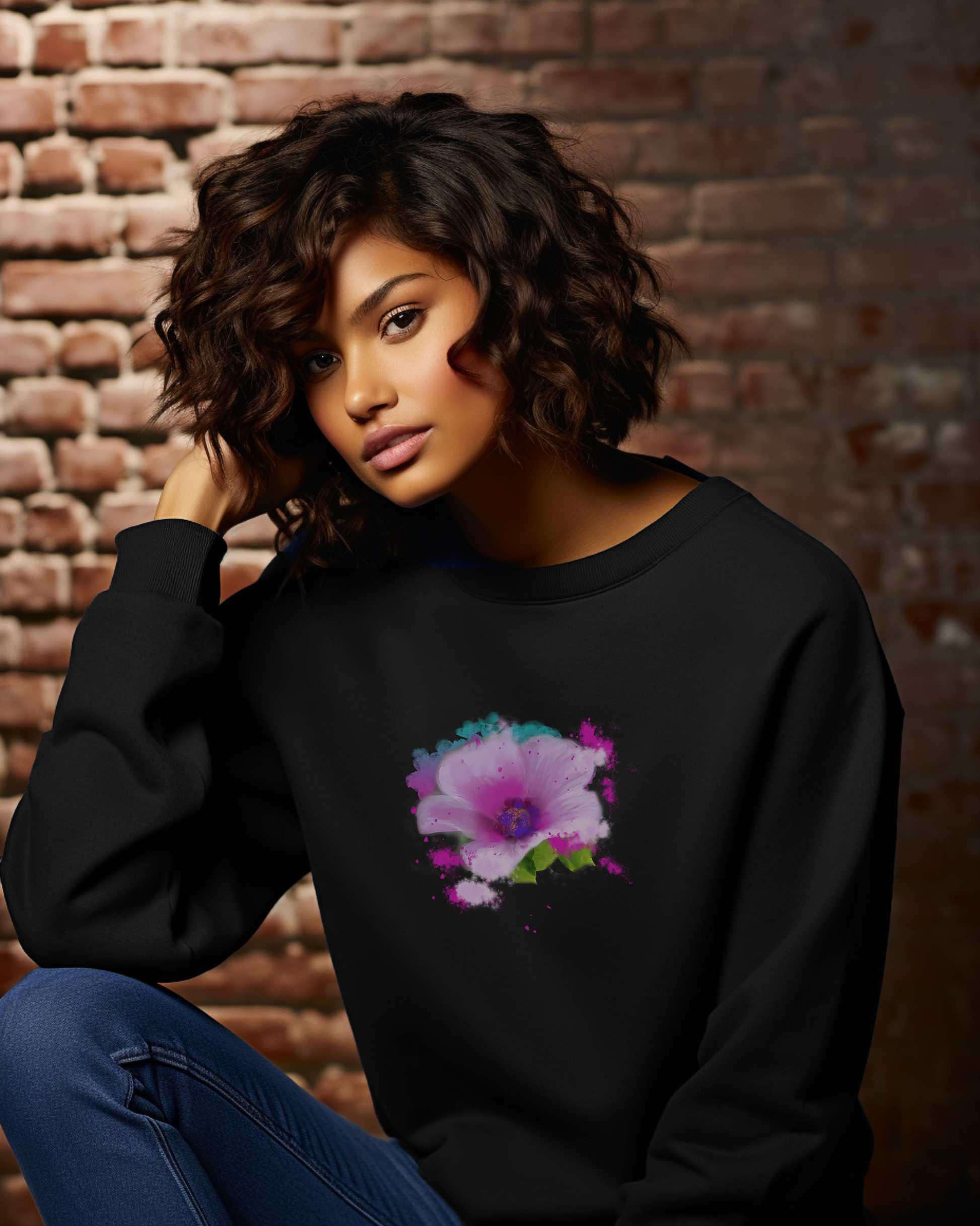 Light Pink Bloom - Sweatshirt - Starzzyco