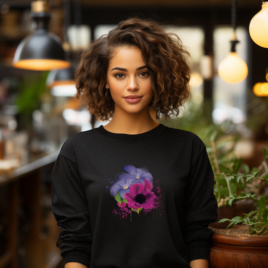 Paint Me A Flower | Unisex Sweatshirt  Other Colors Available - Starzzyco