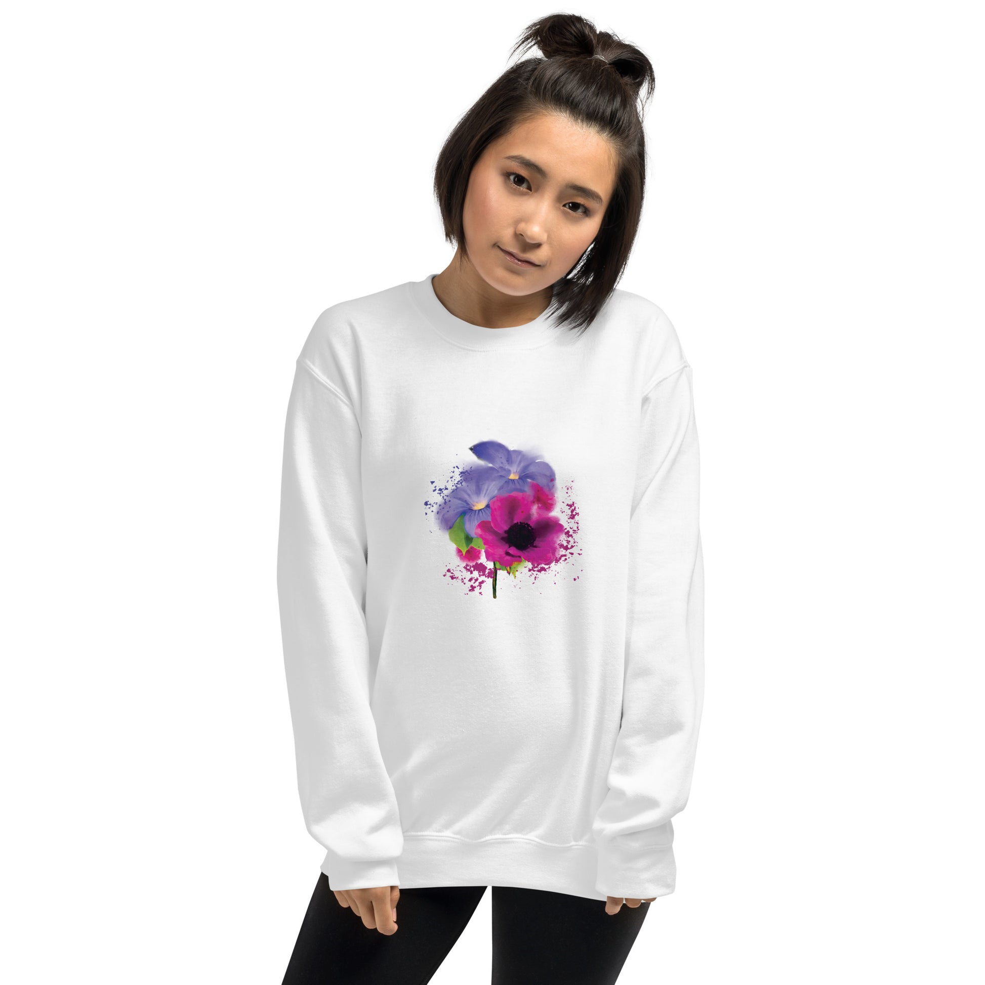 Paint Me A Flower | Unisex Sweatshirt  Other Colors Available - Starzzyco