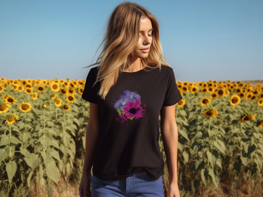 Painted Flower - Women's Graphic Tee - Starzzyco