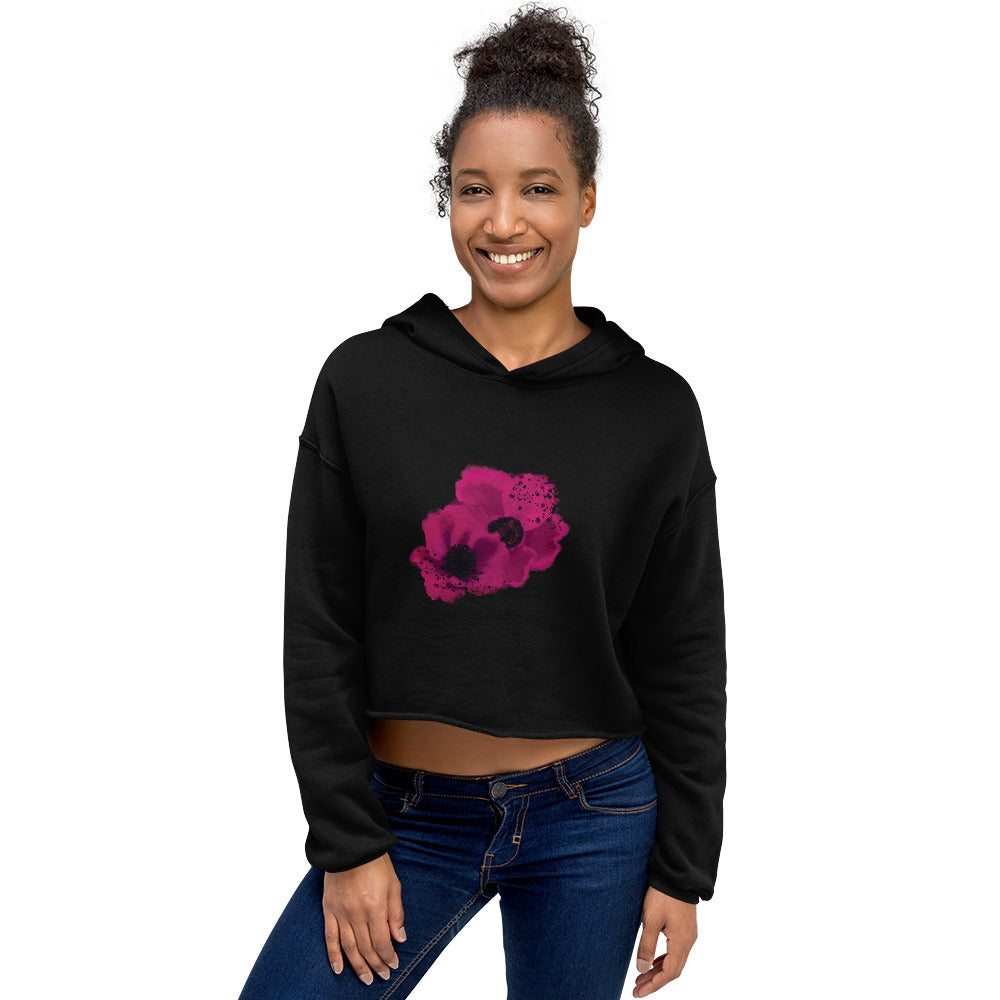 Hot Pink Hot Crop Hoodie - Starzzyco