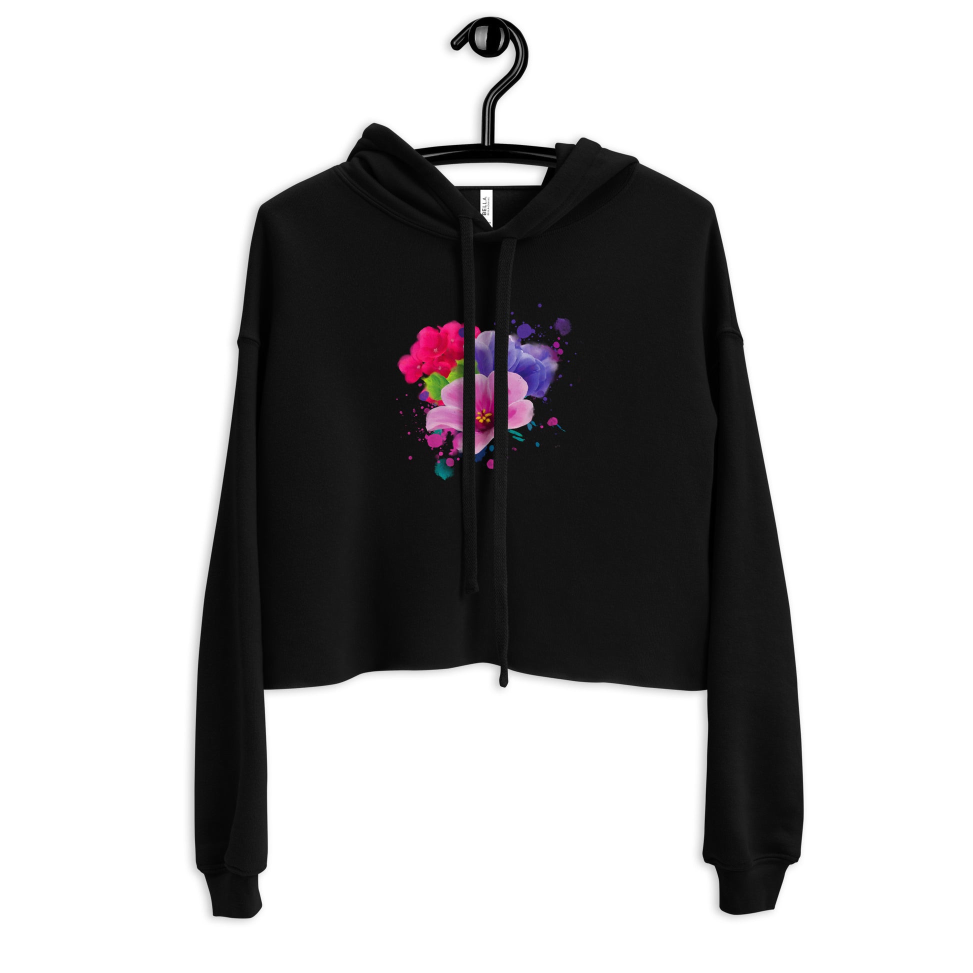 Color Pop | Graphic Crop Hoodie - Starzzyco