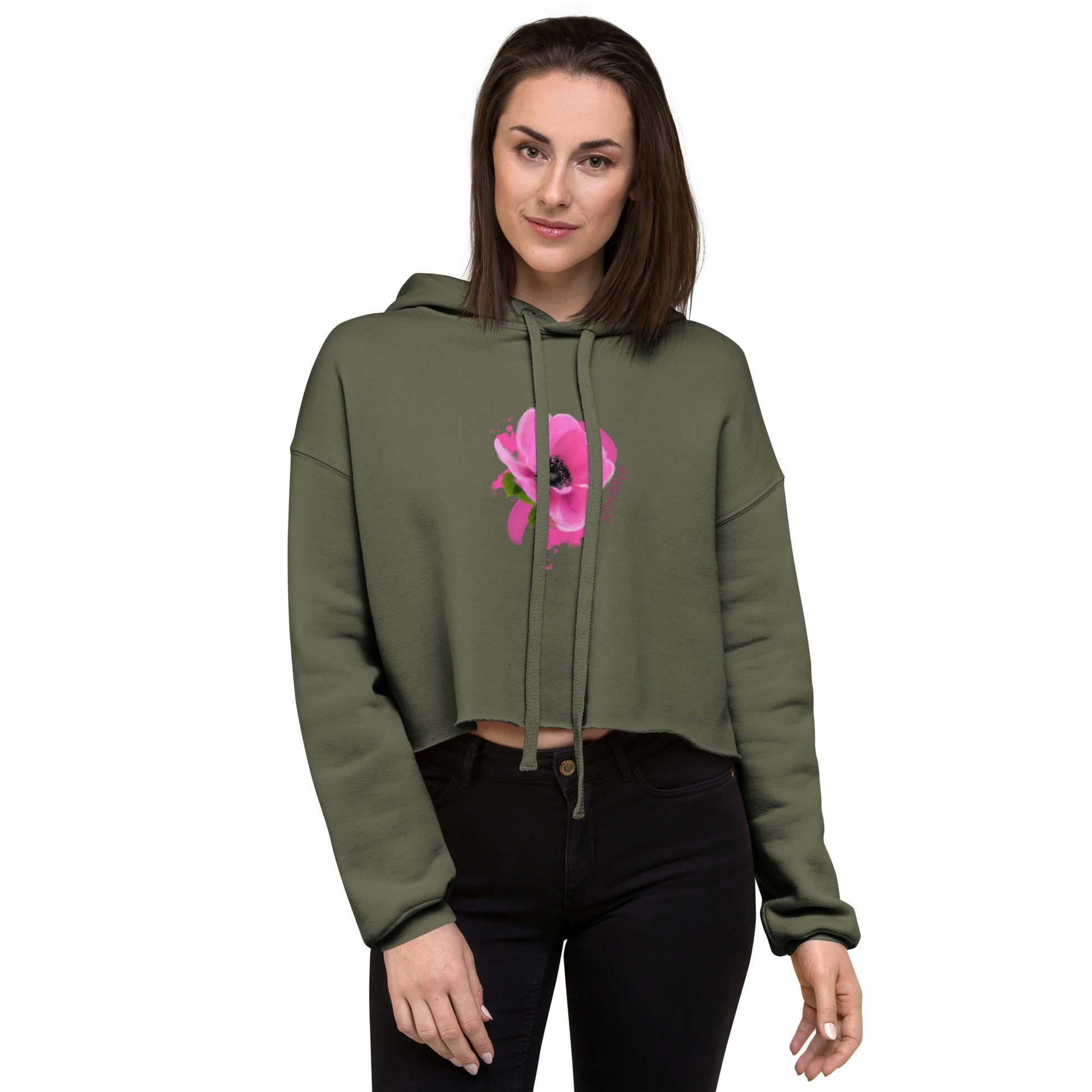 Roseate Crop Hoodie - Starzzyco