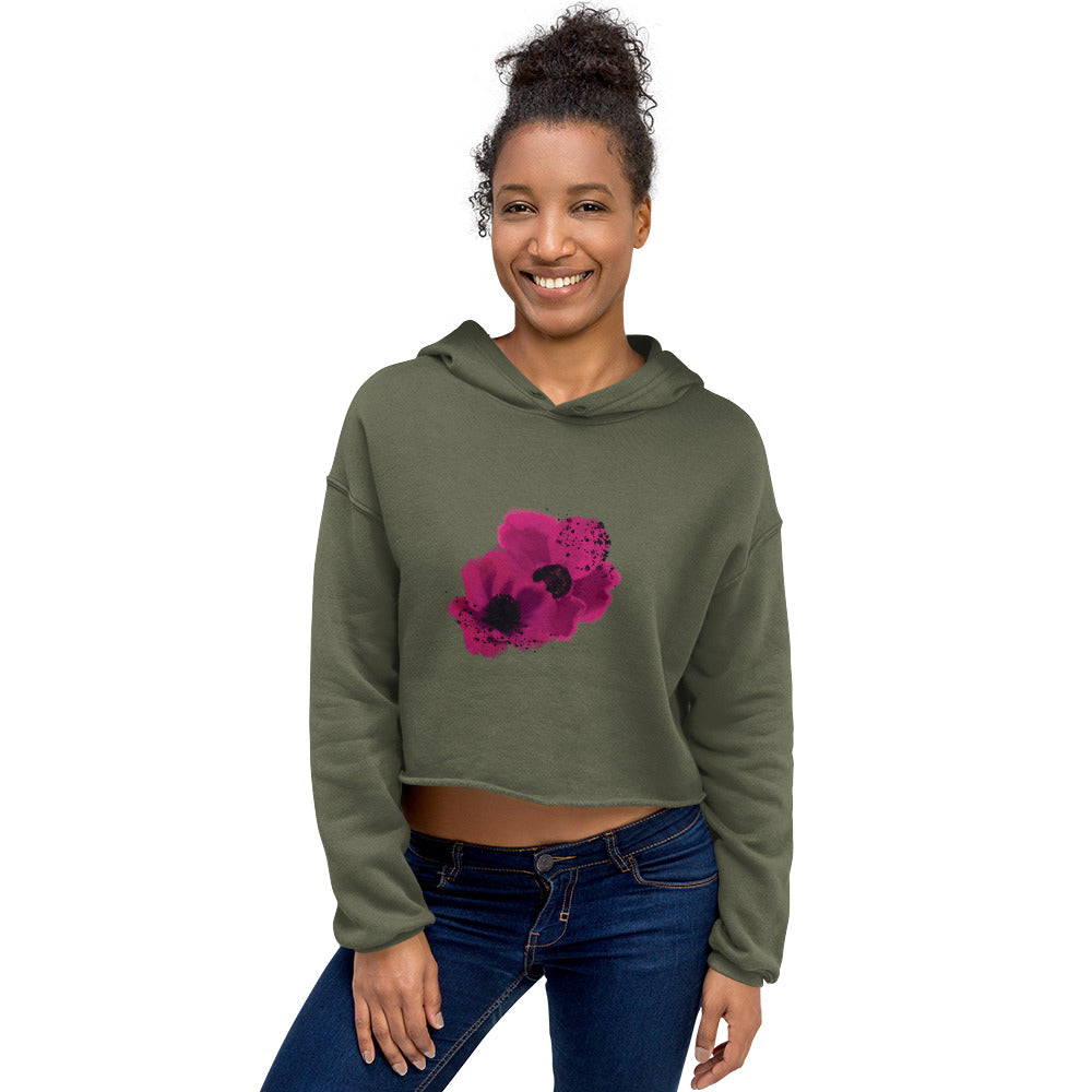 Hot Pink Hot Crop Hoodie - Starzzyco