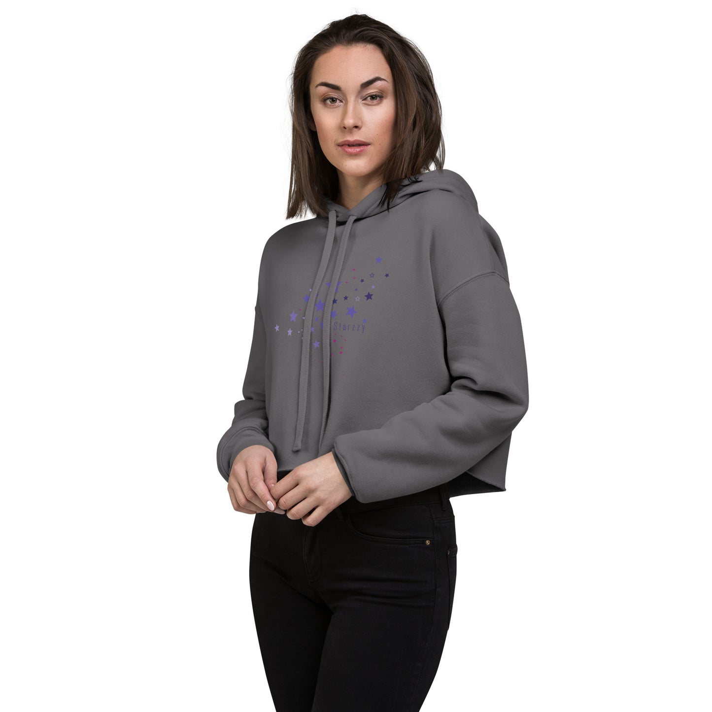 Starrzy Star Tara Crop Hoodie - Starzzyco