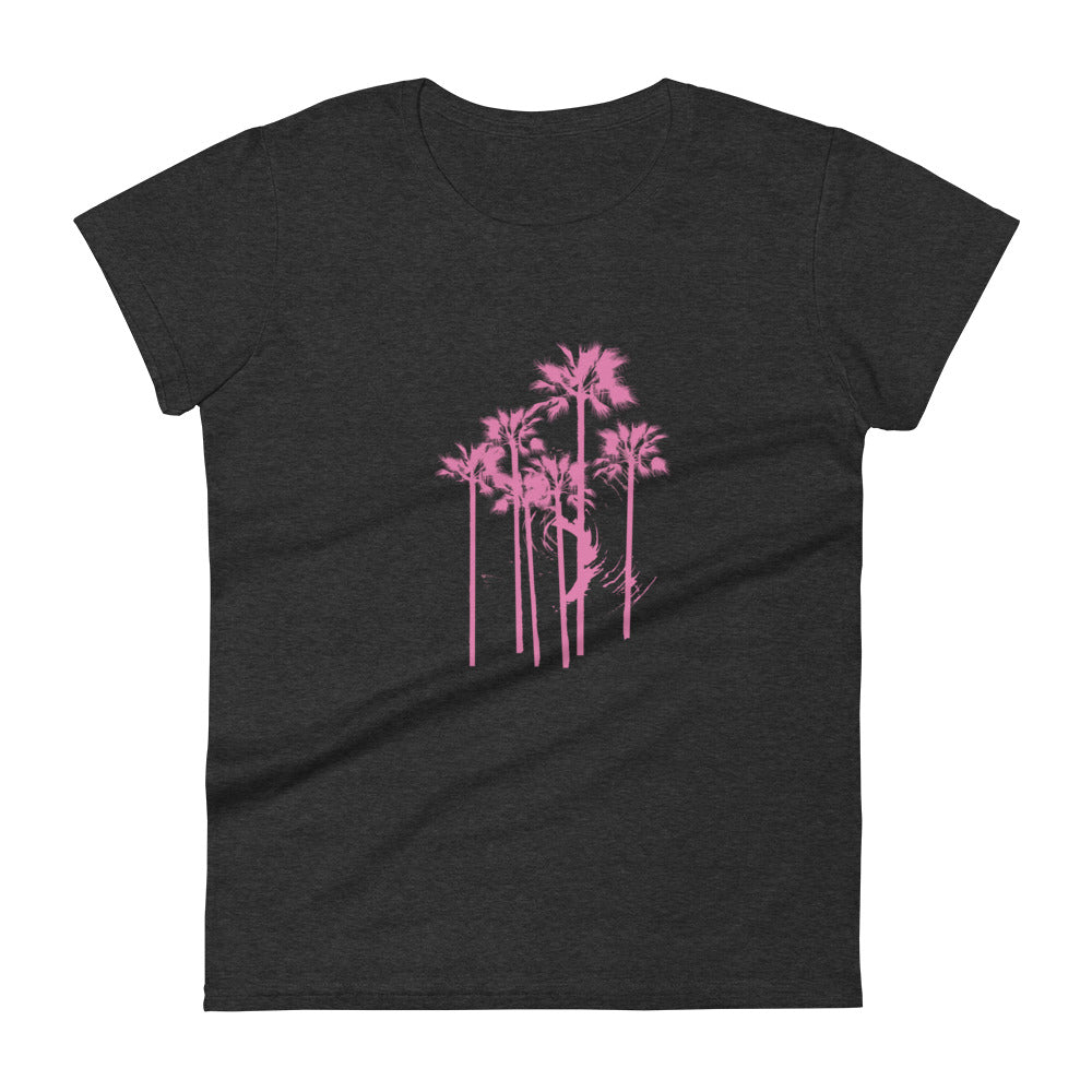 Pink Palms t-shirt - Starzzyco