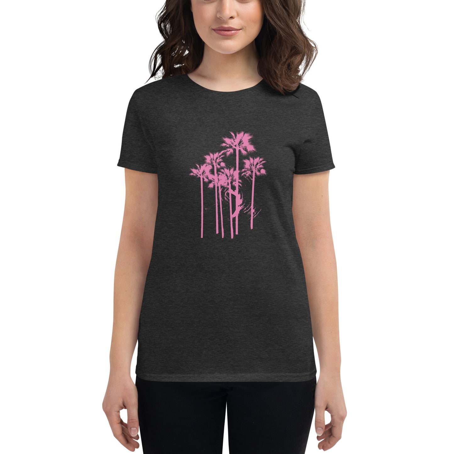 Pink Palms t-shirt - Starzzyco