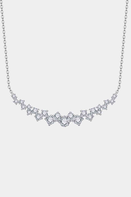 1.64 Carat Moissanite 925 Sterling Silver Necklace - Starzzyco